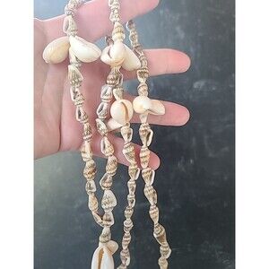Shell Beaded Necklace Vintage